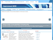 Tablet Screenshot of improvementqhse.com